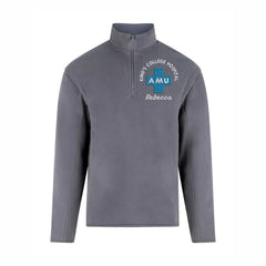 A.M.U Quarter Zip Micro Fleece Jacket