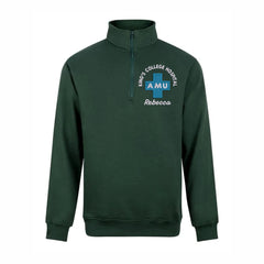A.M.U Quarter Zip Sweatshirt