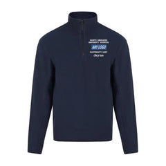 UK Healthcare Badge Quarter Zip Micro Fleece Jacket