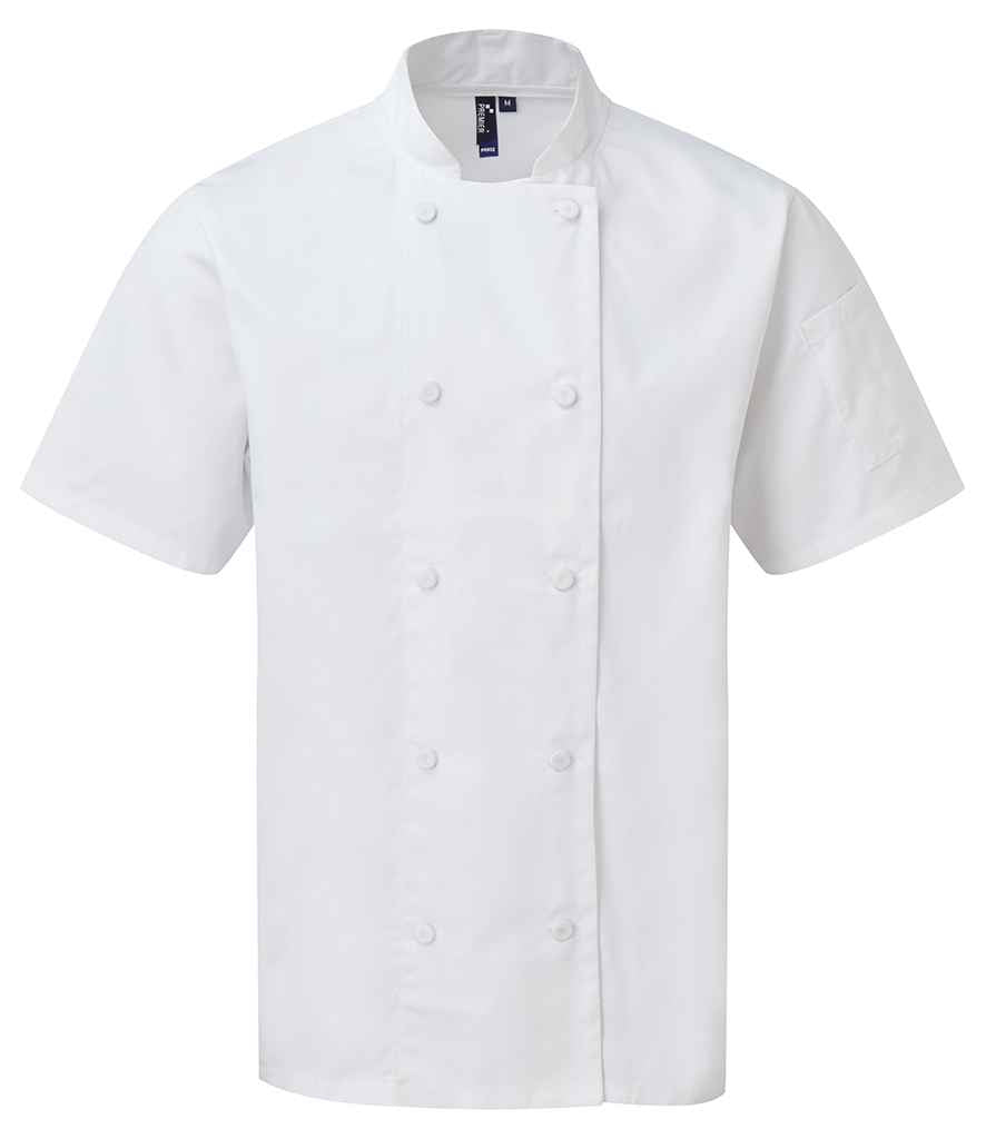 Chefs Coolchecker® short sleeve jacket PR902