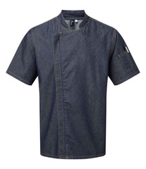 Chef's zip-close short sleeve jacket PR906