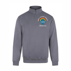 Rainbow A.M.U Quarter Zip Sweatshirt