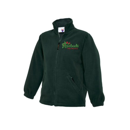 Rosebuds Day Nursery Full Zip Up Fleece