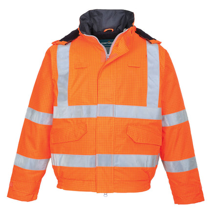Portwest Bizflame Rain Hi-Vis FR Winter Bomber Jacket S773