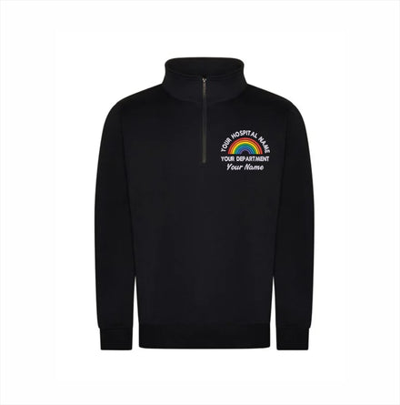 Rainbow Quarter Zip Sweatshirt