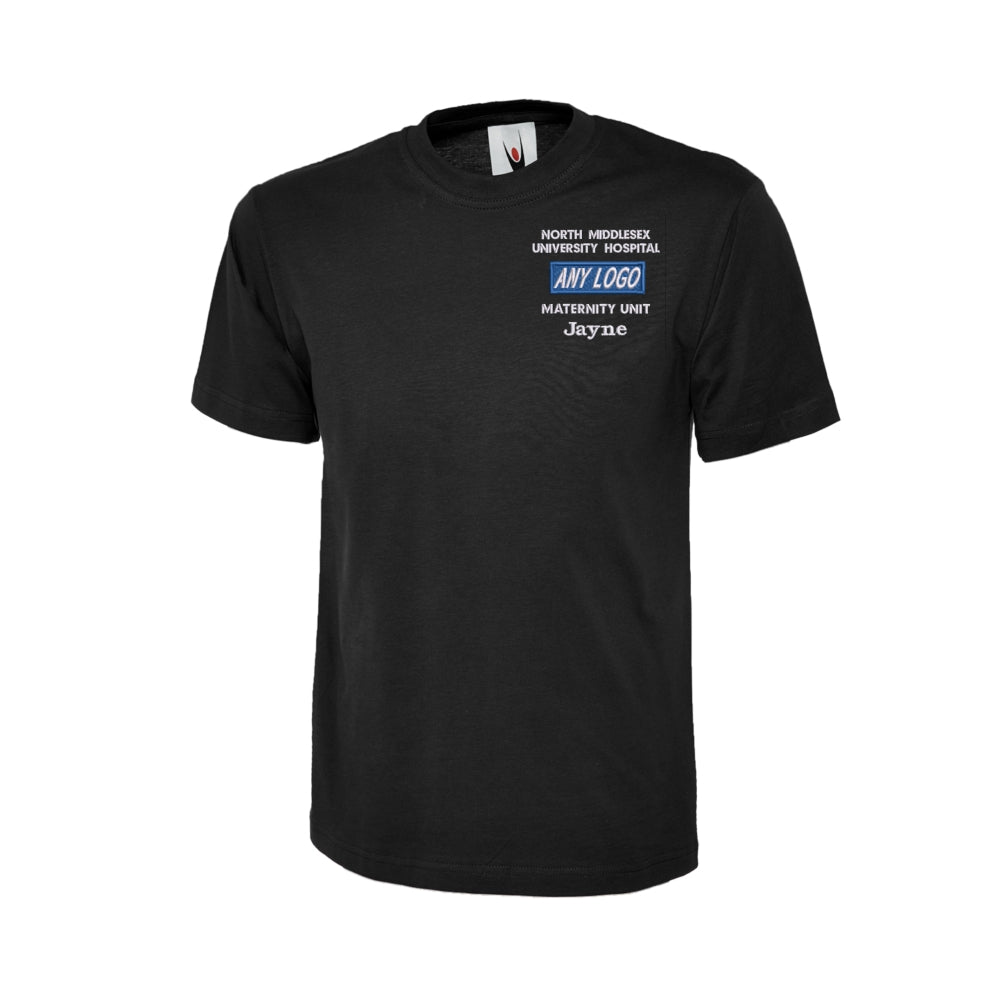 UK Healthcare Badge Unisex Round Neck T-shirt