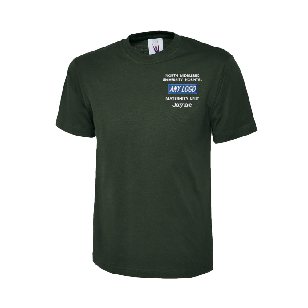 UK Healthcare Badge Unisex Round Neck T-shirt