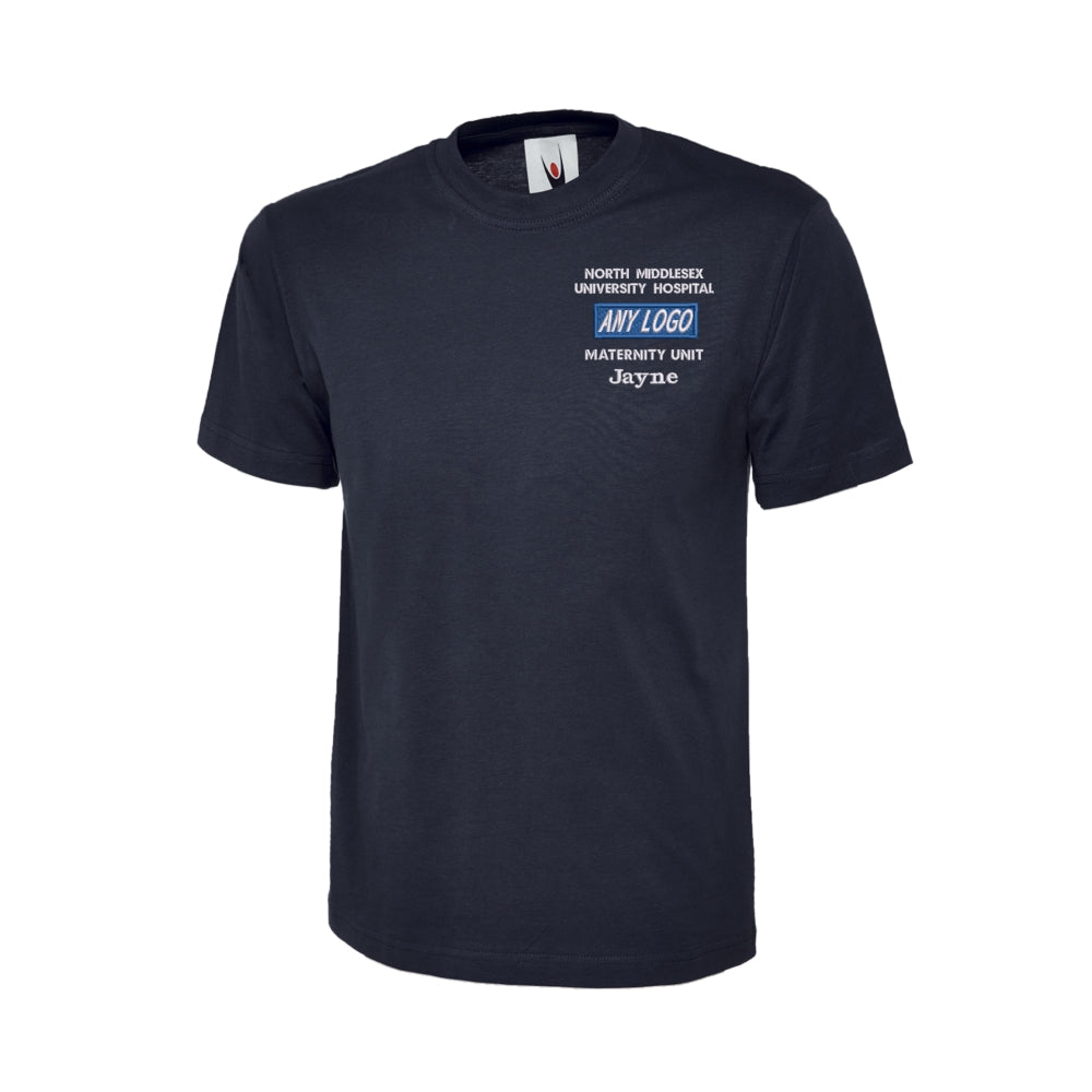 UK Healthcare Badge Unisex Round Neck T-shirt