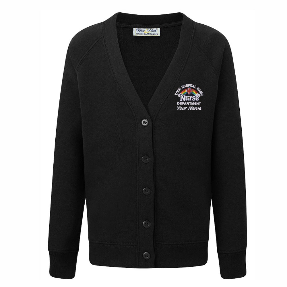 Rainbow & Cloud Nurse Cardigan