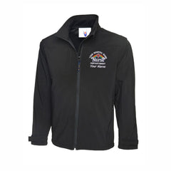 Rainbow & Cloud Nurse Soft Shell Jacket