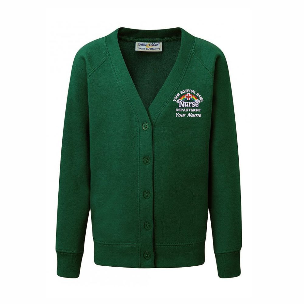 Rainbow & Cloud Nurse Cardigan