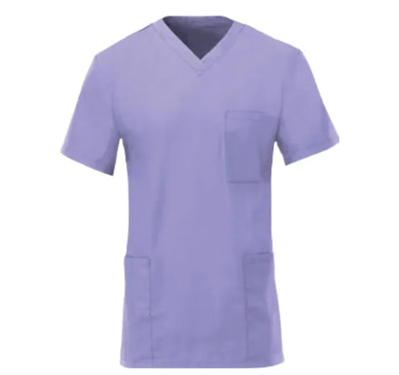 Size 3XL Lilac Alexandra Unisex lightweight Scrub Top (D397)
