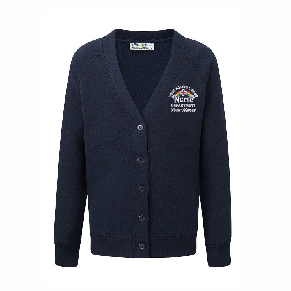 Rainbow & Cloud Nurse Cardigan