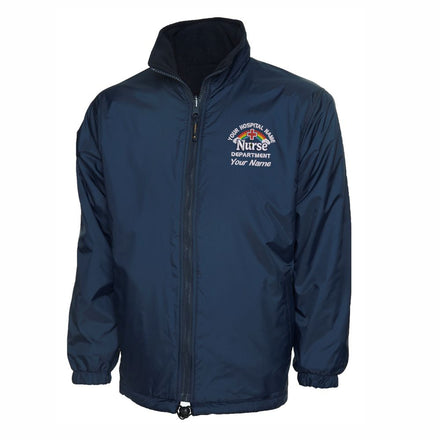 Rainbow & Cloud Nurse Waterproof Jacket