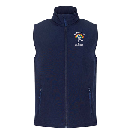 Rainbow Radiology Skeleton Softshell Gilet