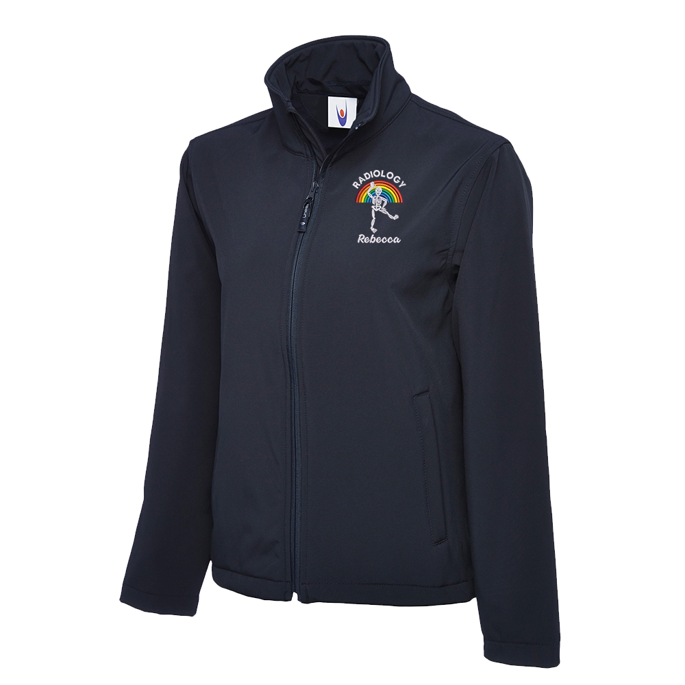 Rainbow Radiology Skeleton Soft Shell Jacket