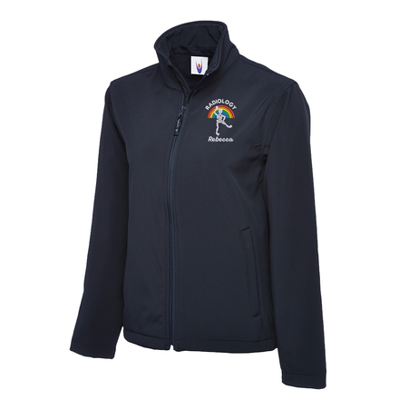 Rainbow Radiology Skeleton Soft Shell Jacket