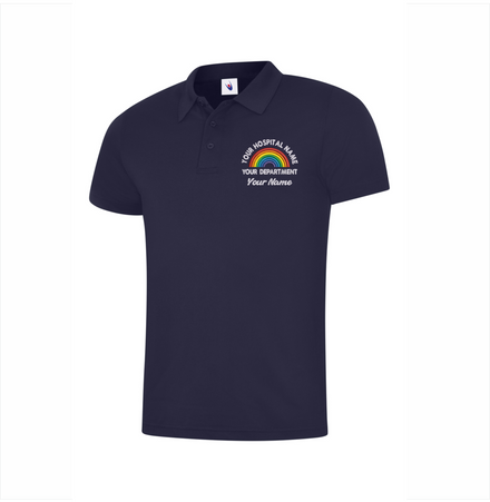 Rainbow Unisex Cool Polo Shirt