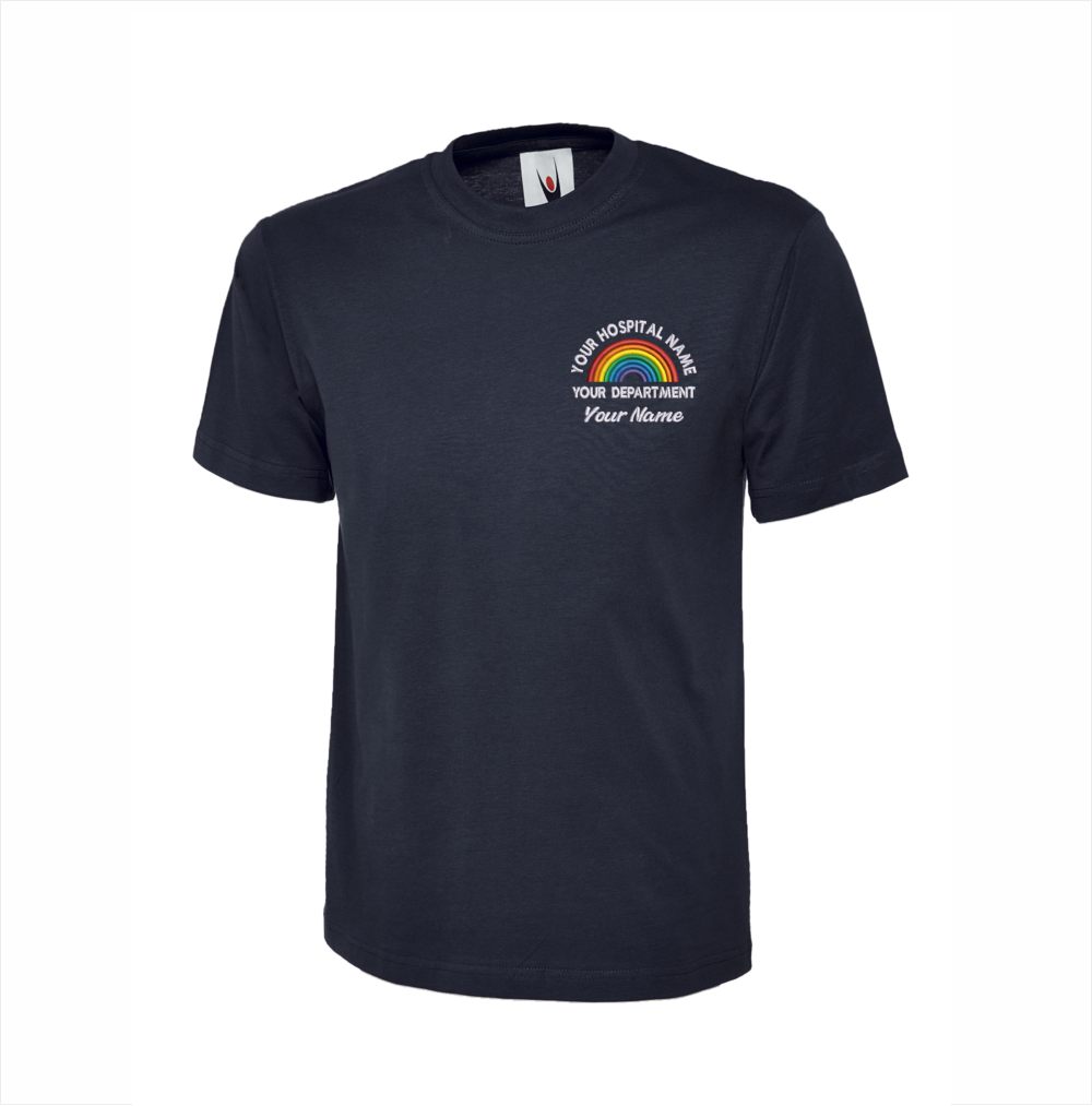 Rainbow Unisex Round Neck T-shirt