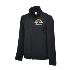 Rainbow with Clouds Soft Shell Jacket