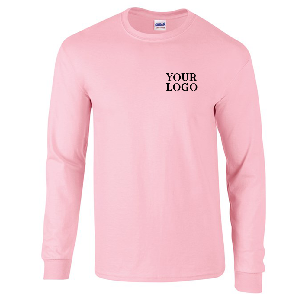 Unisex Long Sleeve Cuffed T shirt with FREE Logo GD014 Custom Uniforms