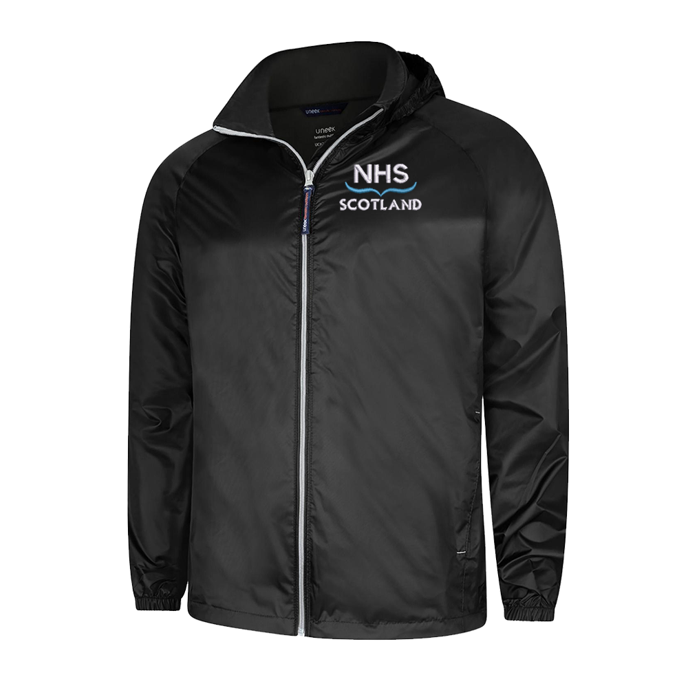 NHS Scotland Lightweight Nylon Waterproof Coat