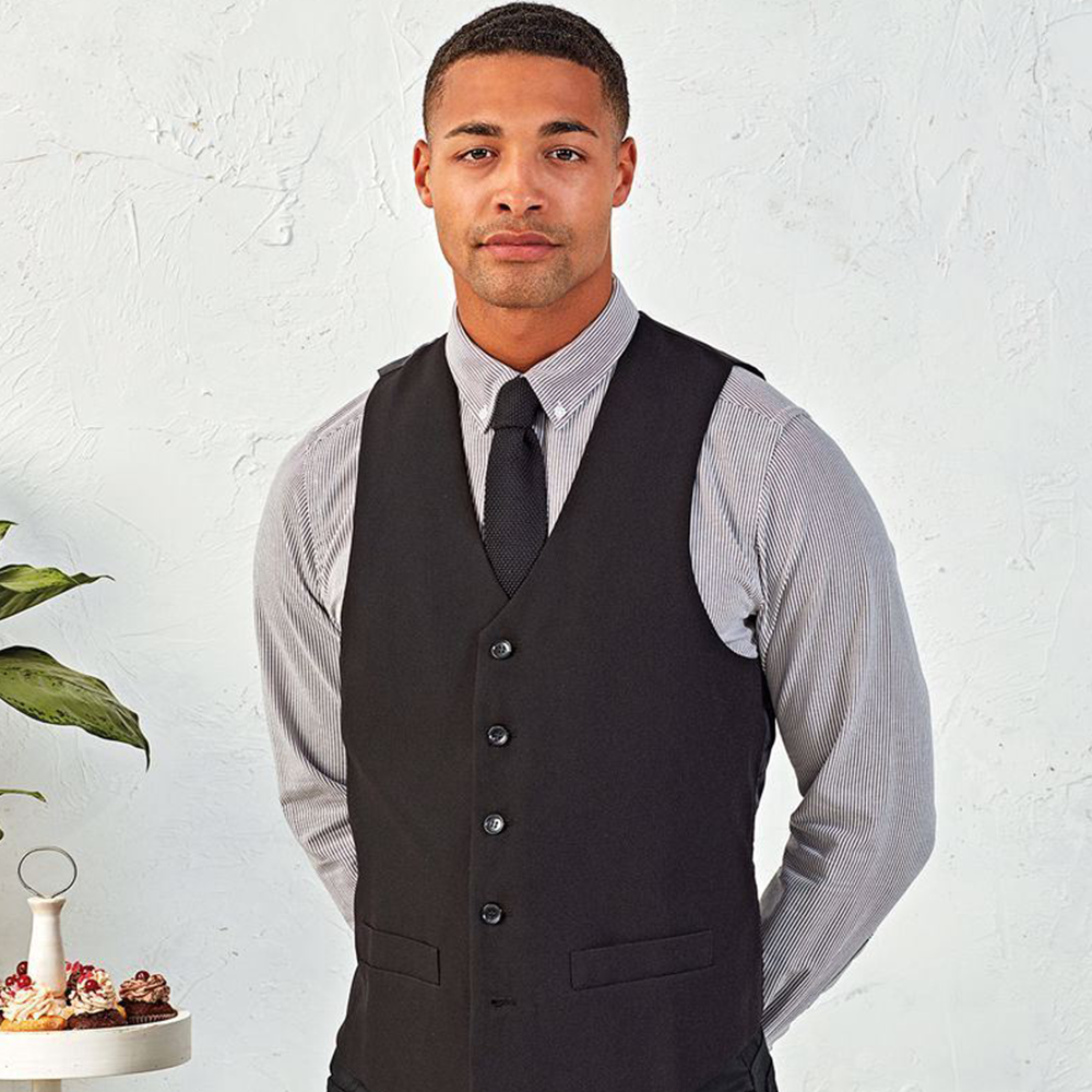 Men s Lined polyester waistcoat PR622