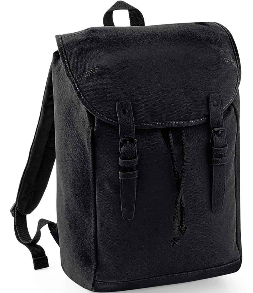 Quadra Rucksack Quadra Vintage Rucksack | Black/Black – Custom Uniforms