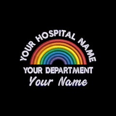 NHS Hospital Rainbow Hoodie
