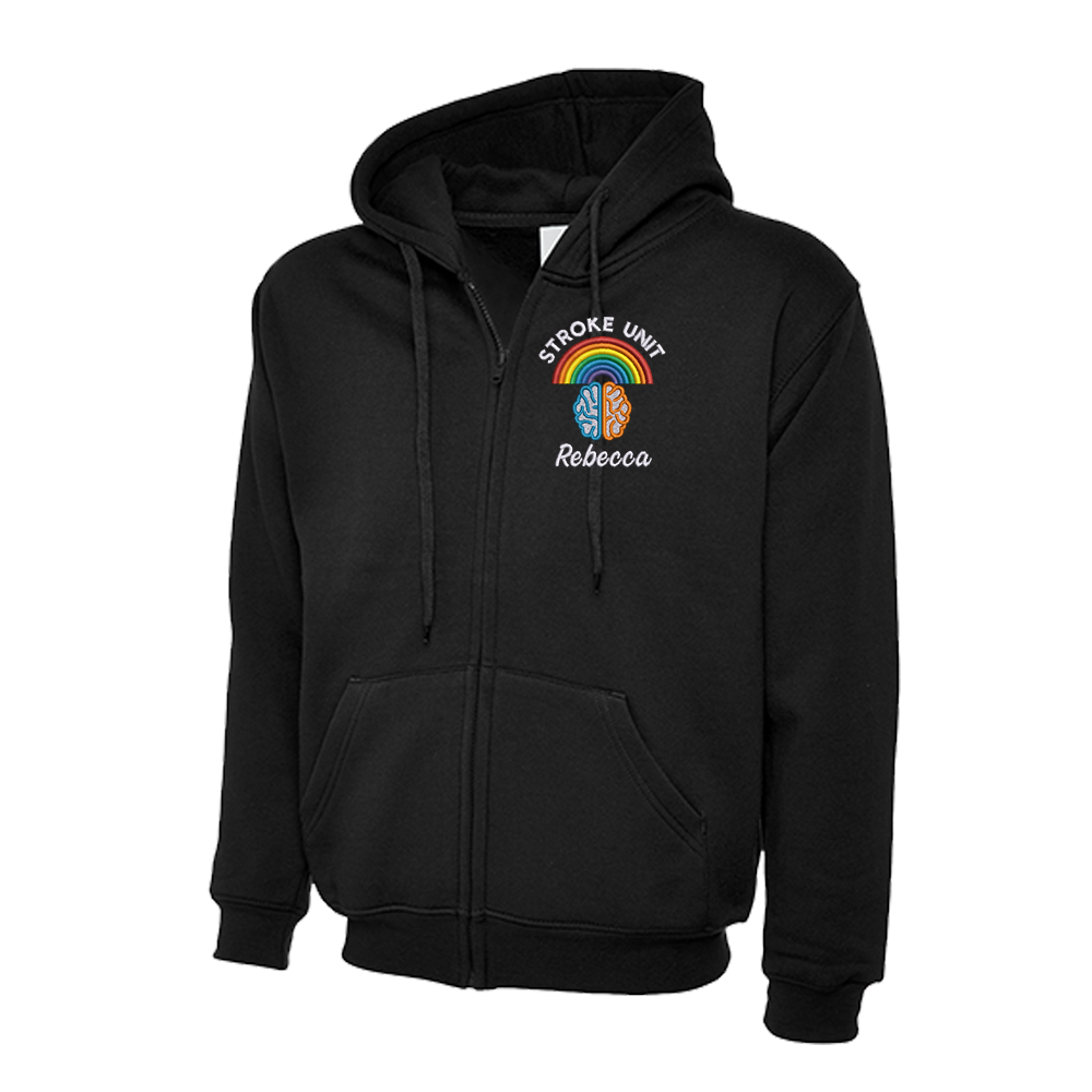 Rainbow Stroke Unit Hoodie NHS Department Hoodie Custom Uniforms
