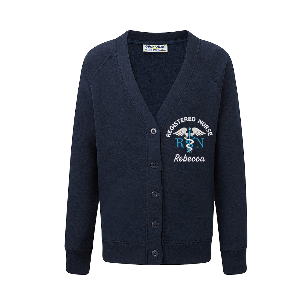Nhs sales navy cardigan