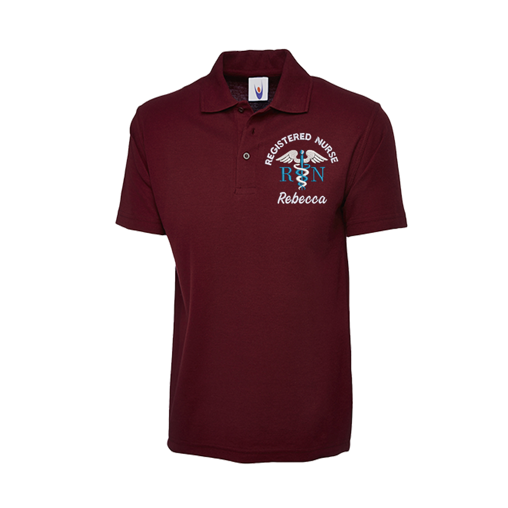 Registered Nurse Polo Shirt | Embroidered Clothing | Custom Uniforms