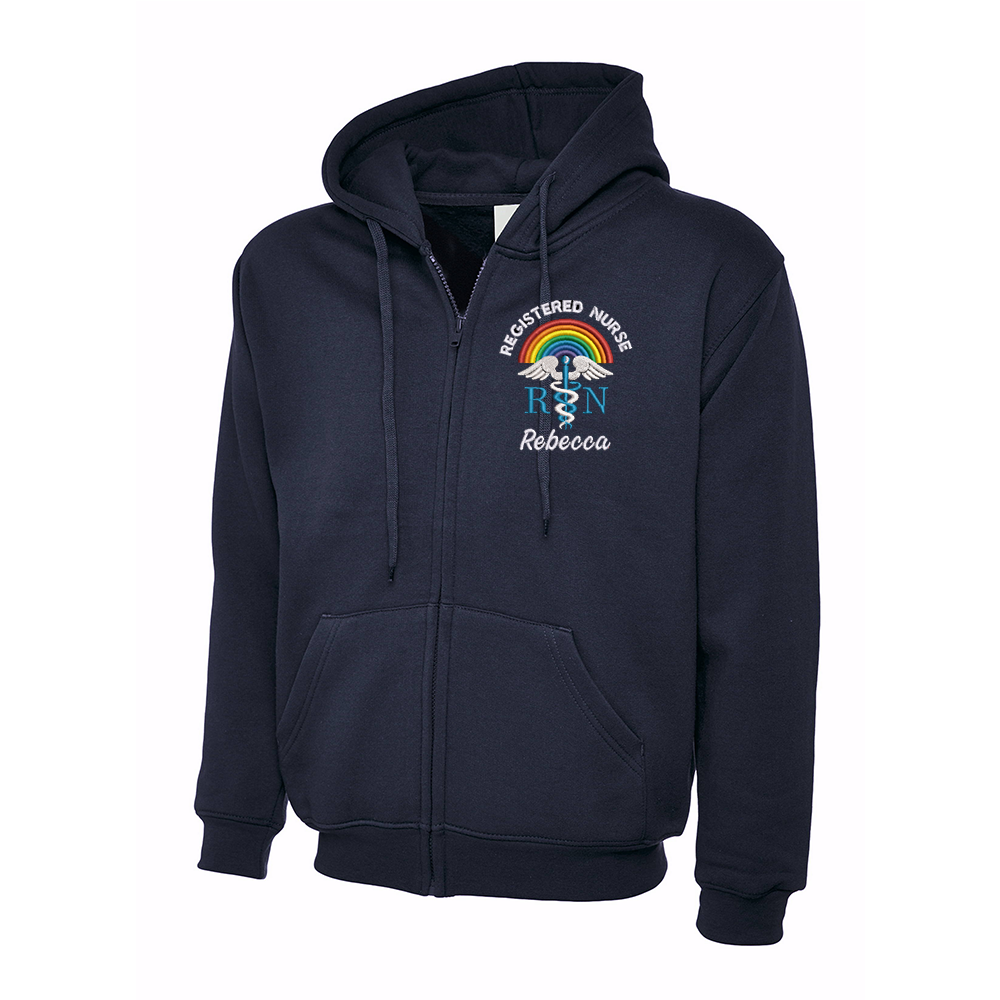 Rainbow Registered Nurse Hoodie