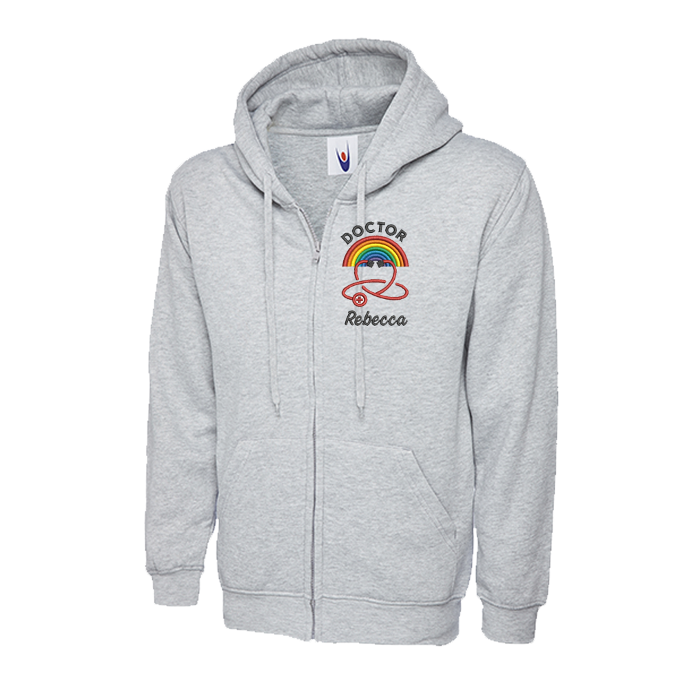 Rainbow Doctor Hoodie NHS Department Hoodie Custom Uniforms
