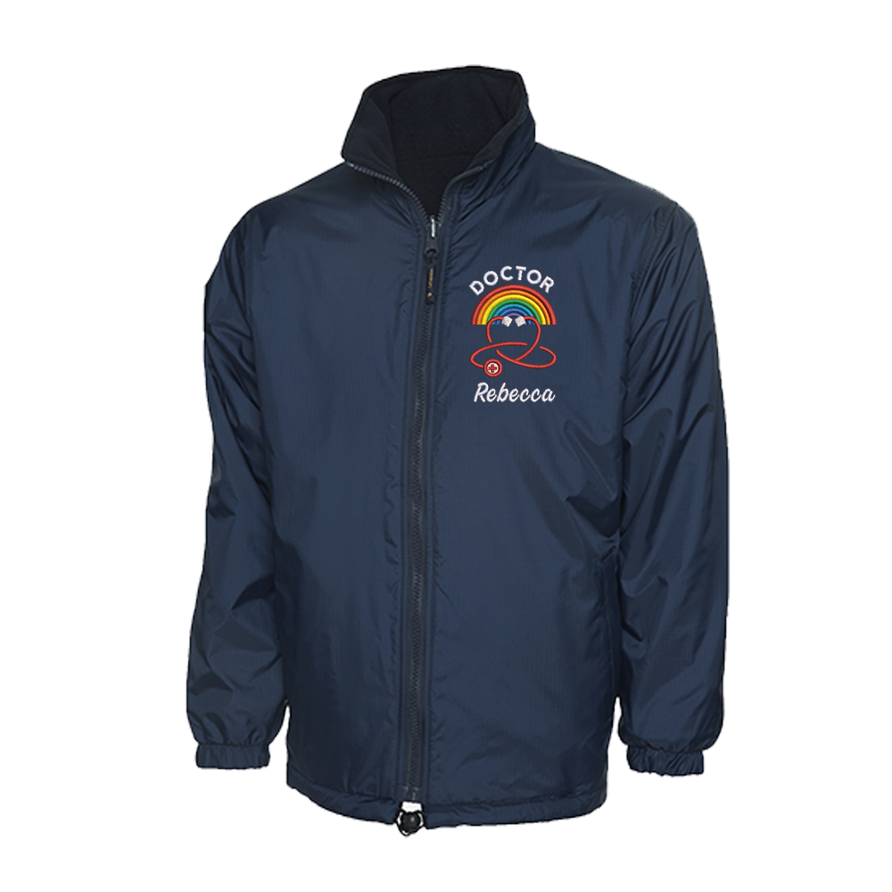 Rainbow Doctor Waterproof Jacket NHS Department Clothing Custom Uniforms