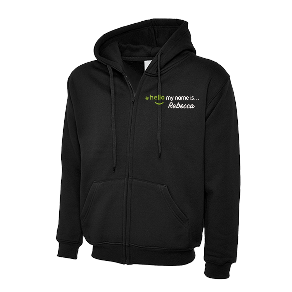 Hello my name is Hoodie NHS Department Hoodie Custom Uniforms