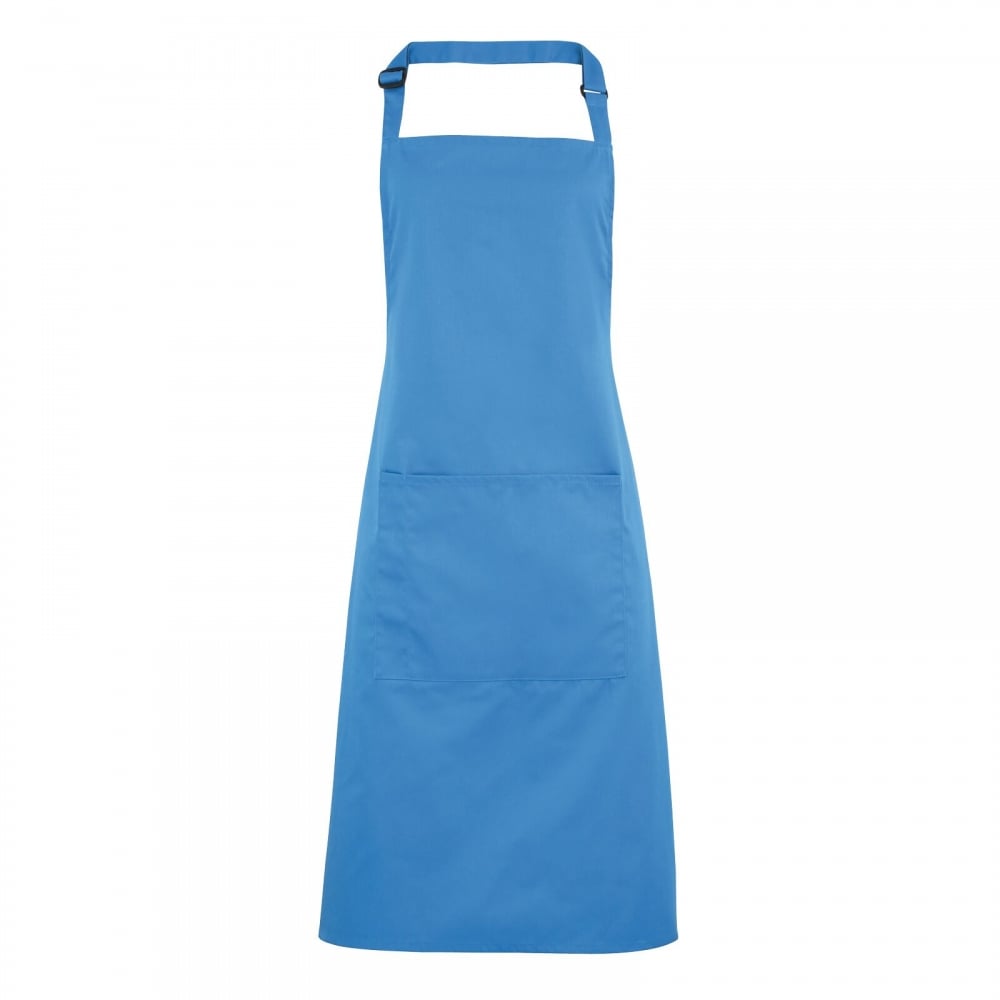 Colours bib apron with pocket PR154