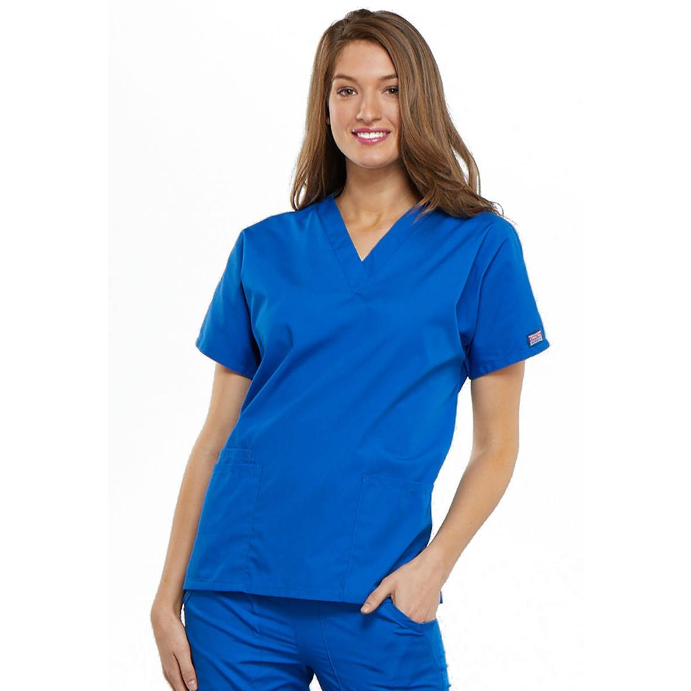 Cherokee 4700 V Neck Unisex Scrub Top Custom Uniforms